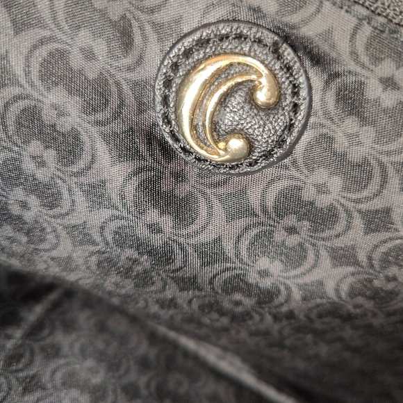 CHARMING CHARLIE Stencilled Studded Large Satchel Handbag - Picture 9 of 12